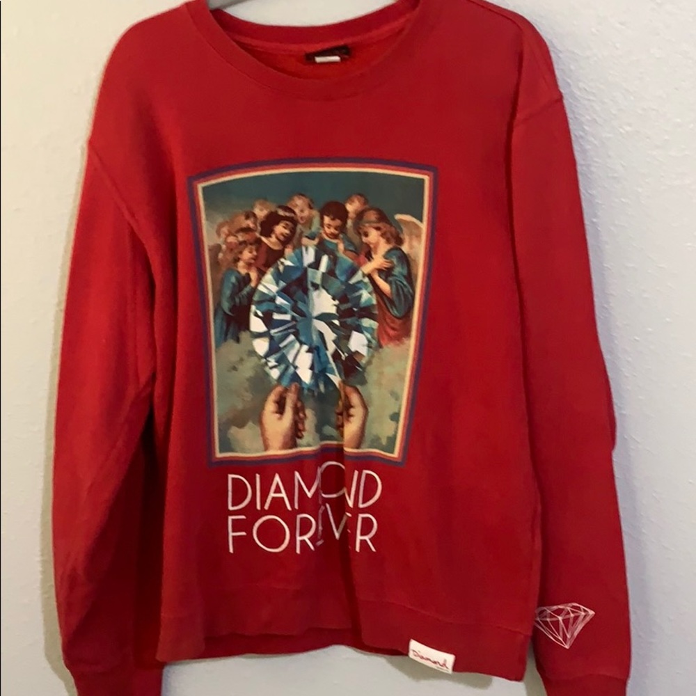 Diamond supply co. Sweatshirt sz M